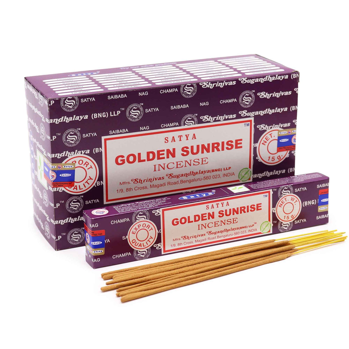 Satya Golden Sunrise Incense Sticks – view 2