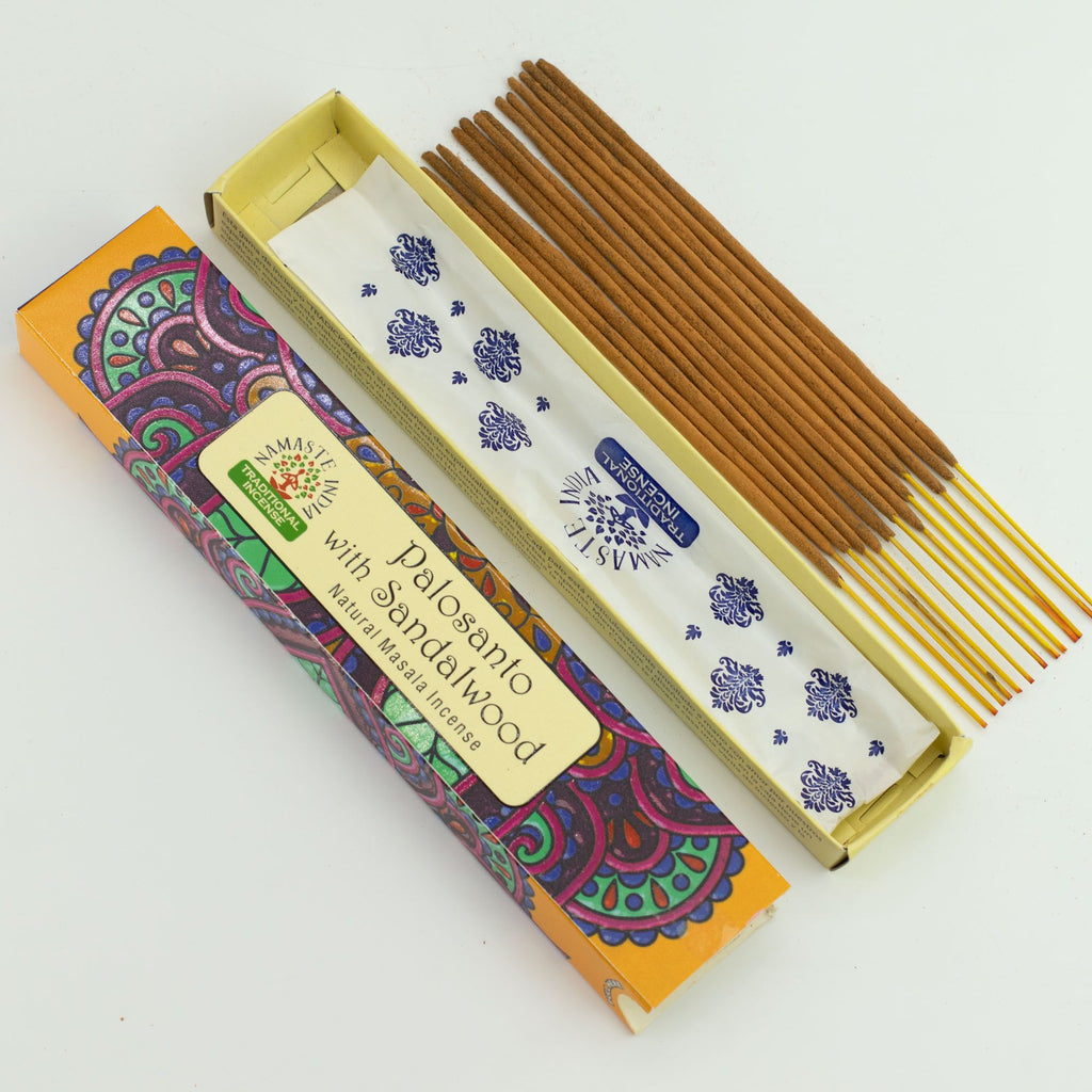 Namaste Mandala Masala Incense - Palo Santo with Sandalwood – view 6