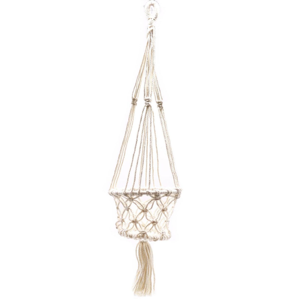 Small Macrame Plant Hanger, 75cm – view 8