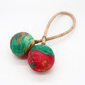 Double Twist Maracas Rattle - Marbled Rattan