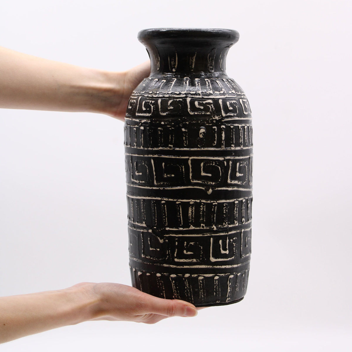 Greek Straight Vase - Chocolate – view 3