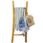 Nomad Sari Pareo in Blue Tie Dye & Block Print – view 2