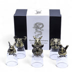 Set of 6 Wild Forest Creatures Shot Glasses - 50ml – view 2