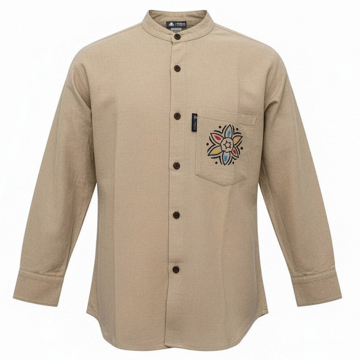 Nomad Sari Kathmandu Shirt - Stone - XL – view 2