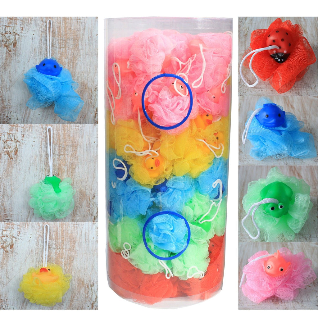 Squeaky Toy Bath Scrunchie