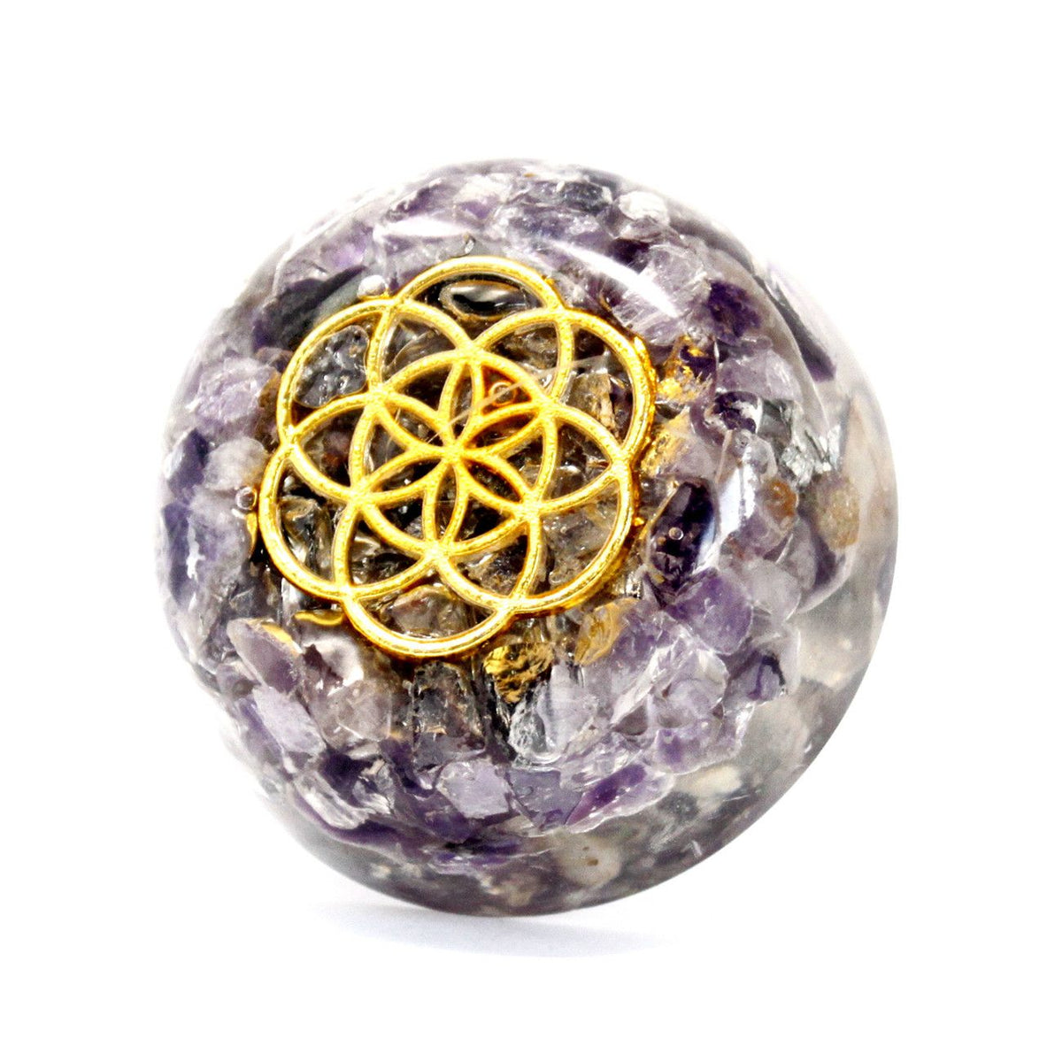 Orgonite Desk Power Pack - Amethyst Dome – view 2