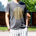 Nomad Sari Stonewashed T-Shirt - Mandala - Dark Grey - Medium