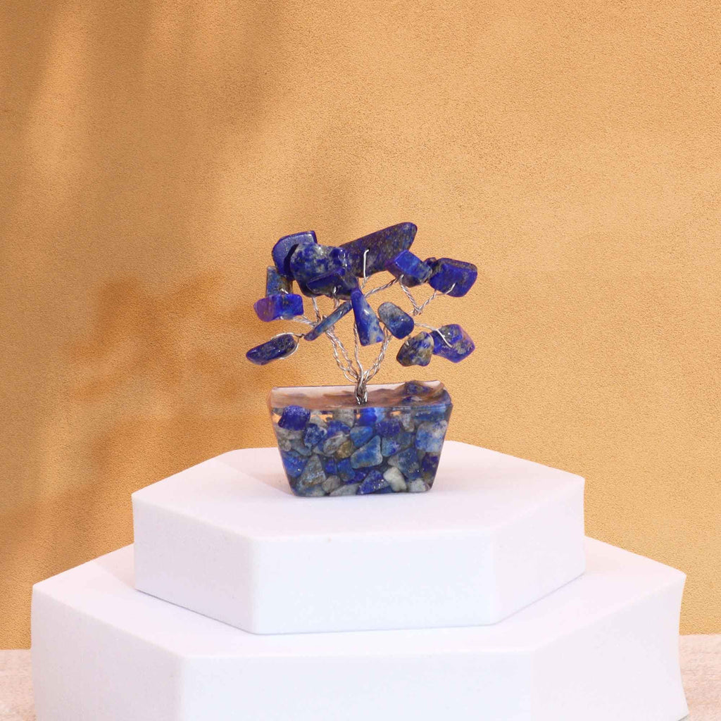 Mini Gemstone Tree on Orgonite Base, Sodalite – view 5