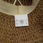 Nomad Sari Floppy Straw Sun Hat - Coffee and Daisies – view 6