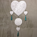 Bali Aluminium Wall Mobile - Hearts – view 3
