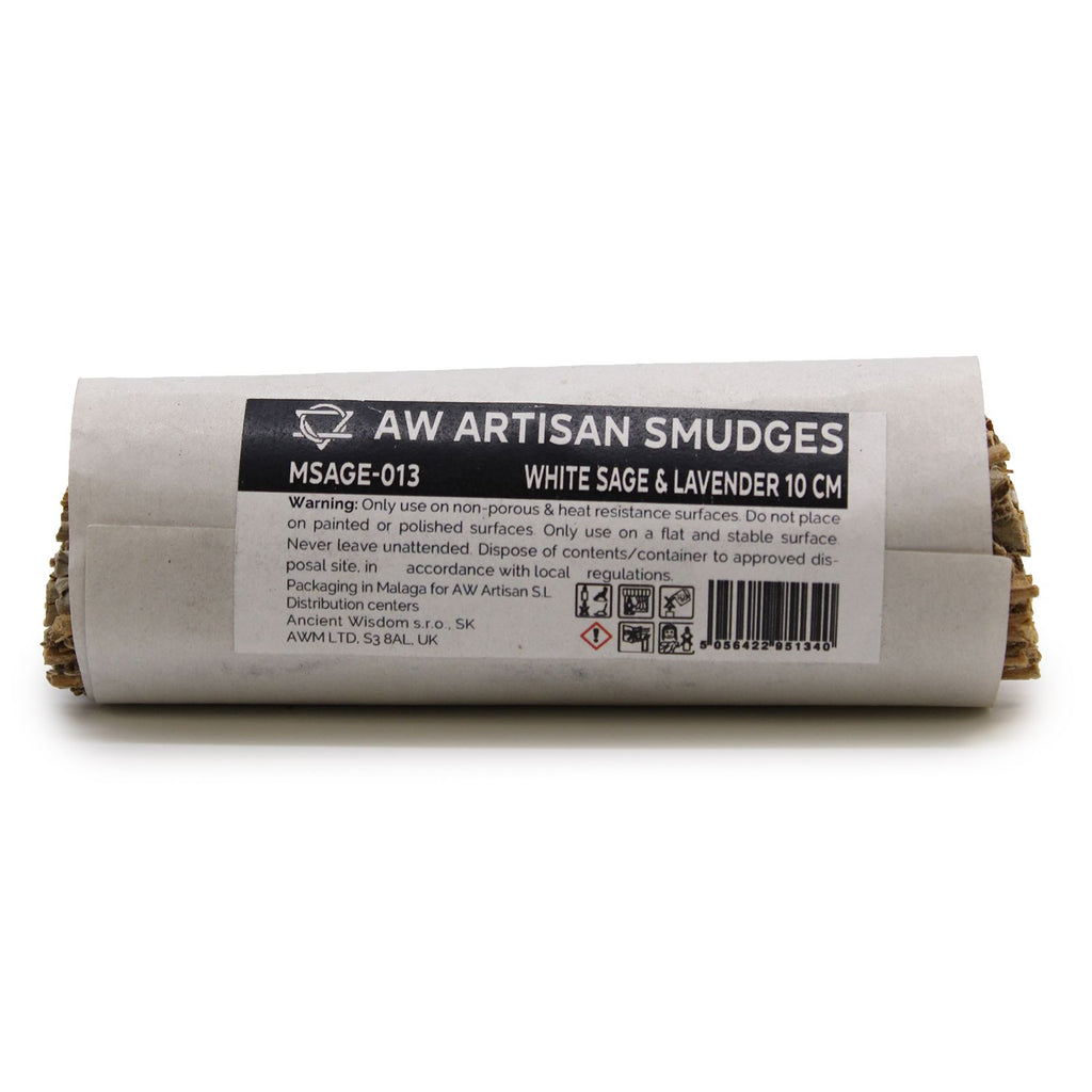 White Sage & Lavender Smudge Stick 10 cm