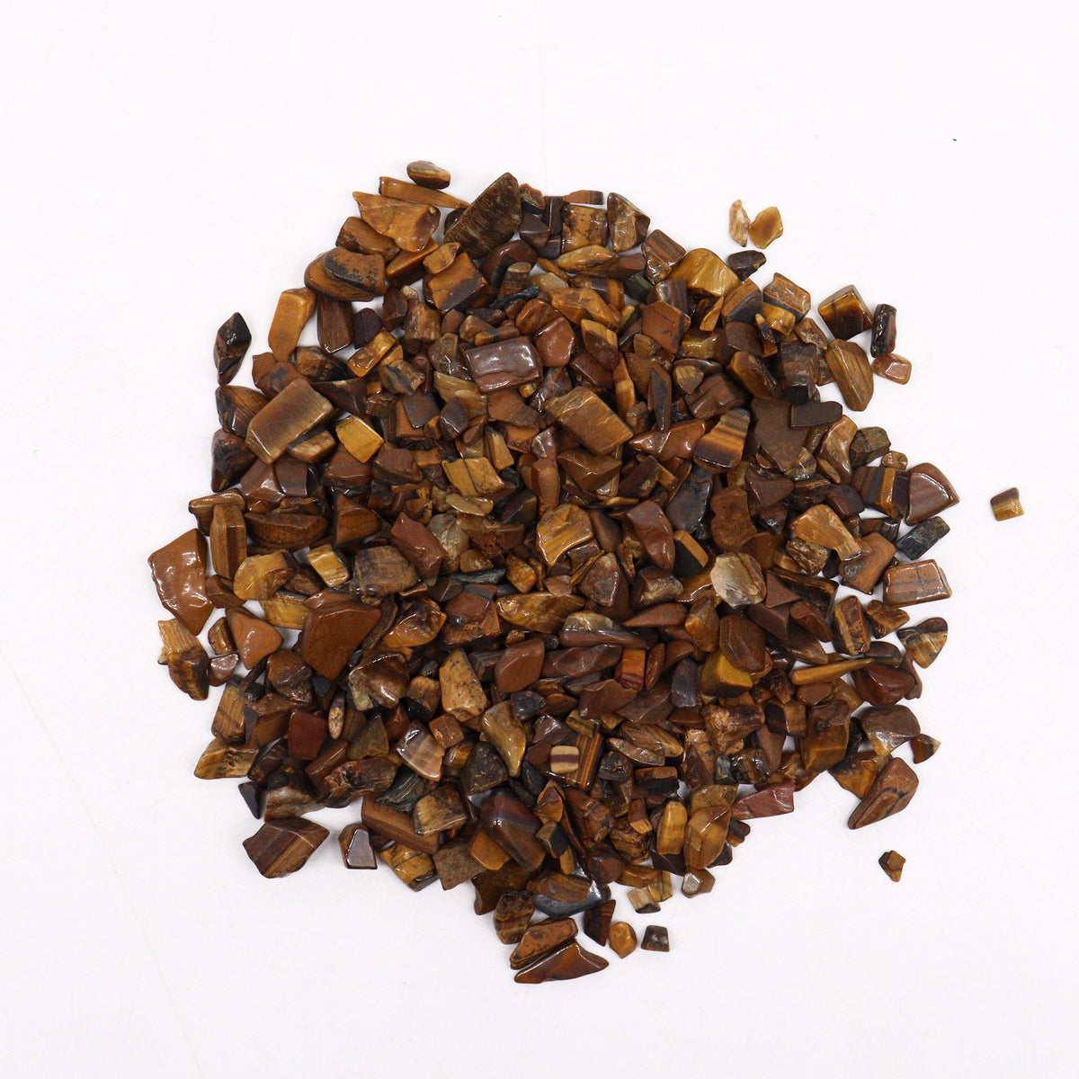 Tiger Eye Gemstone Chips - 1kg Bulk Bag