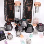 Rainbow Moonstone Raw Crystal Tea Strainer – view 8