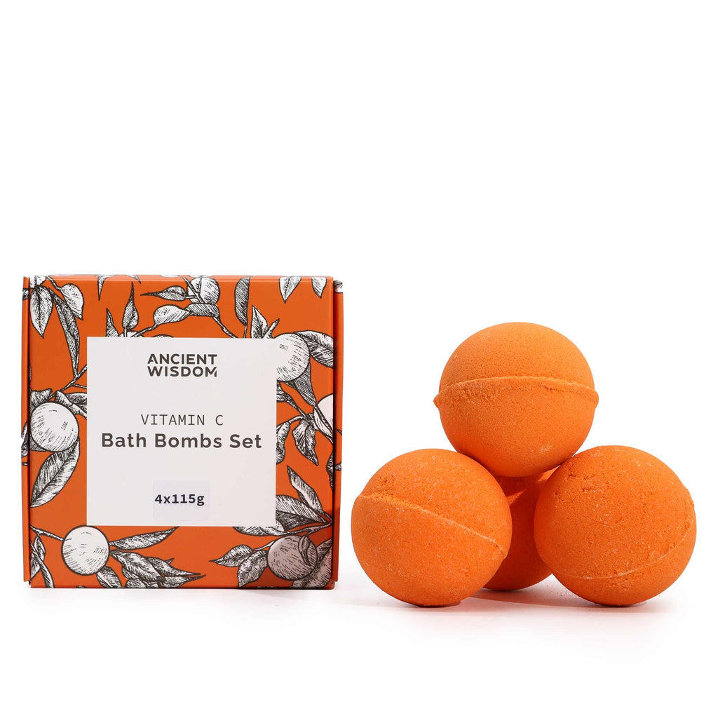 Vitamin C Bath Bombs Quartet - Aromatherapy Set of 4 – view 3