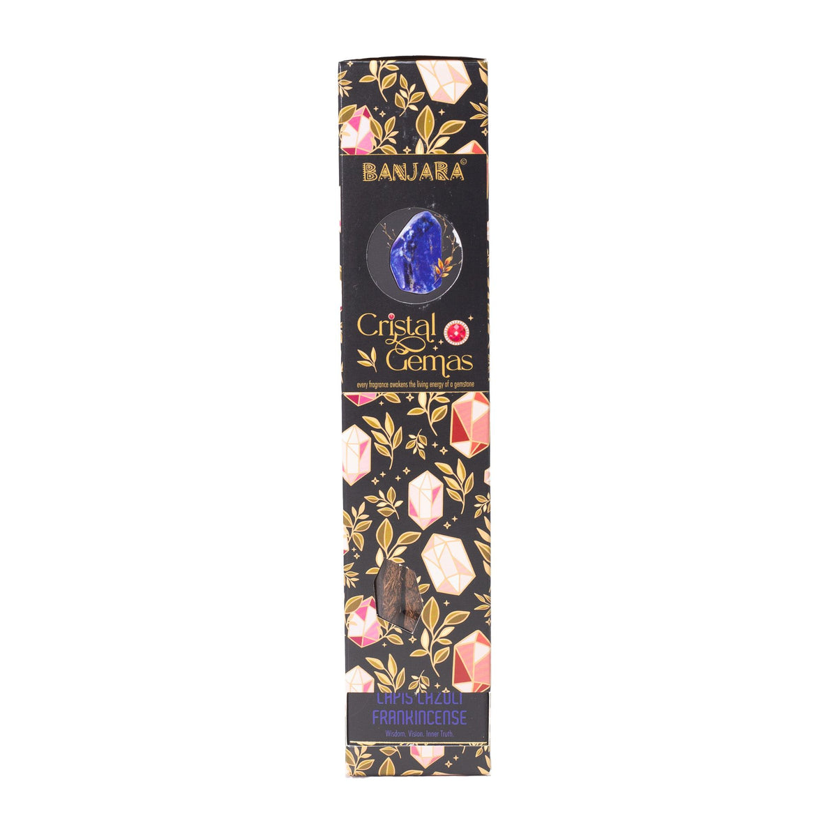 Banjara Crystal Gemas Incense Sticks - Lapis Lazuli Frankincense – view 2