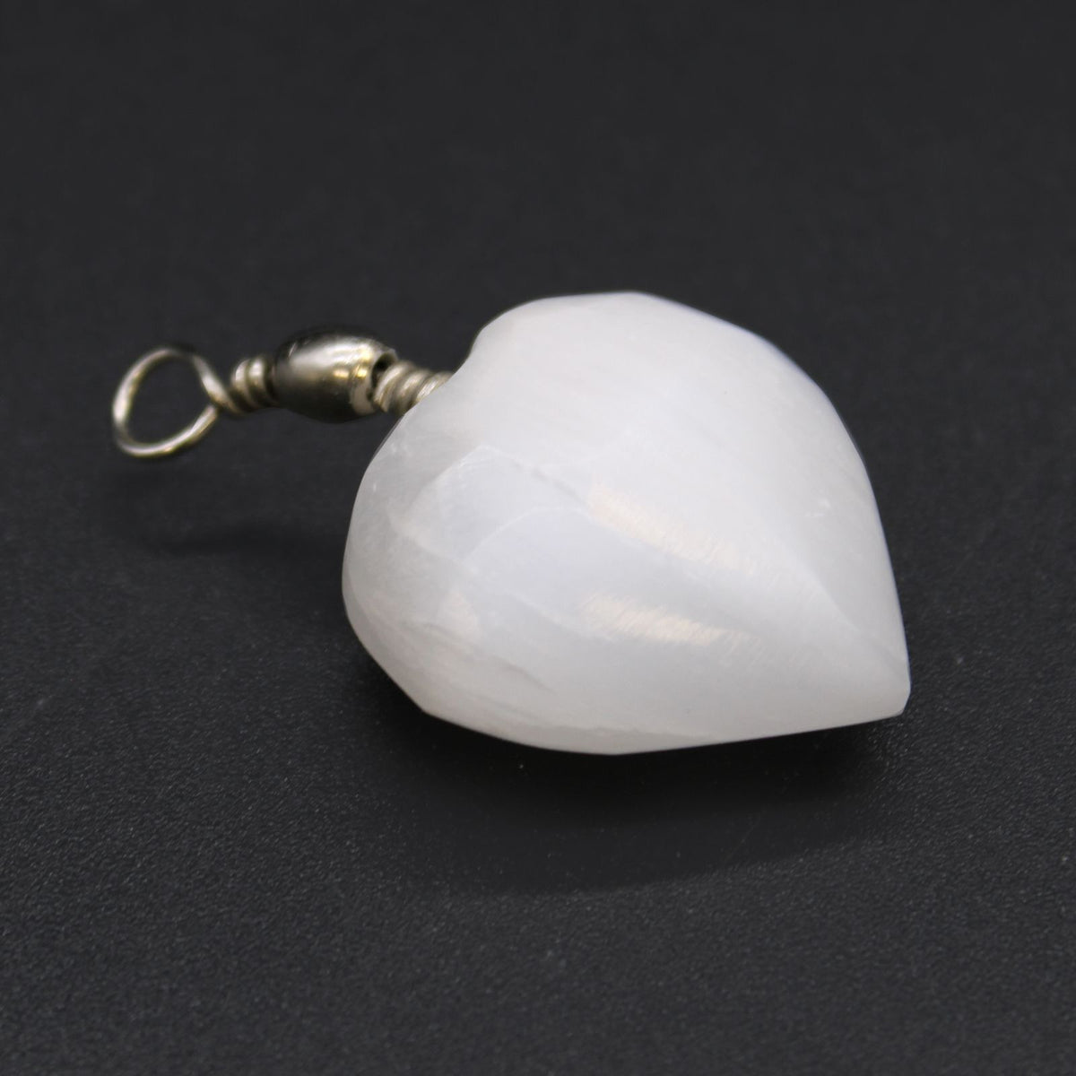 Selenite Heart Pendant – view 5