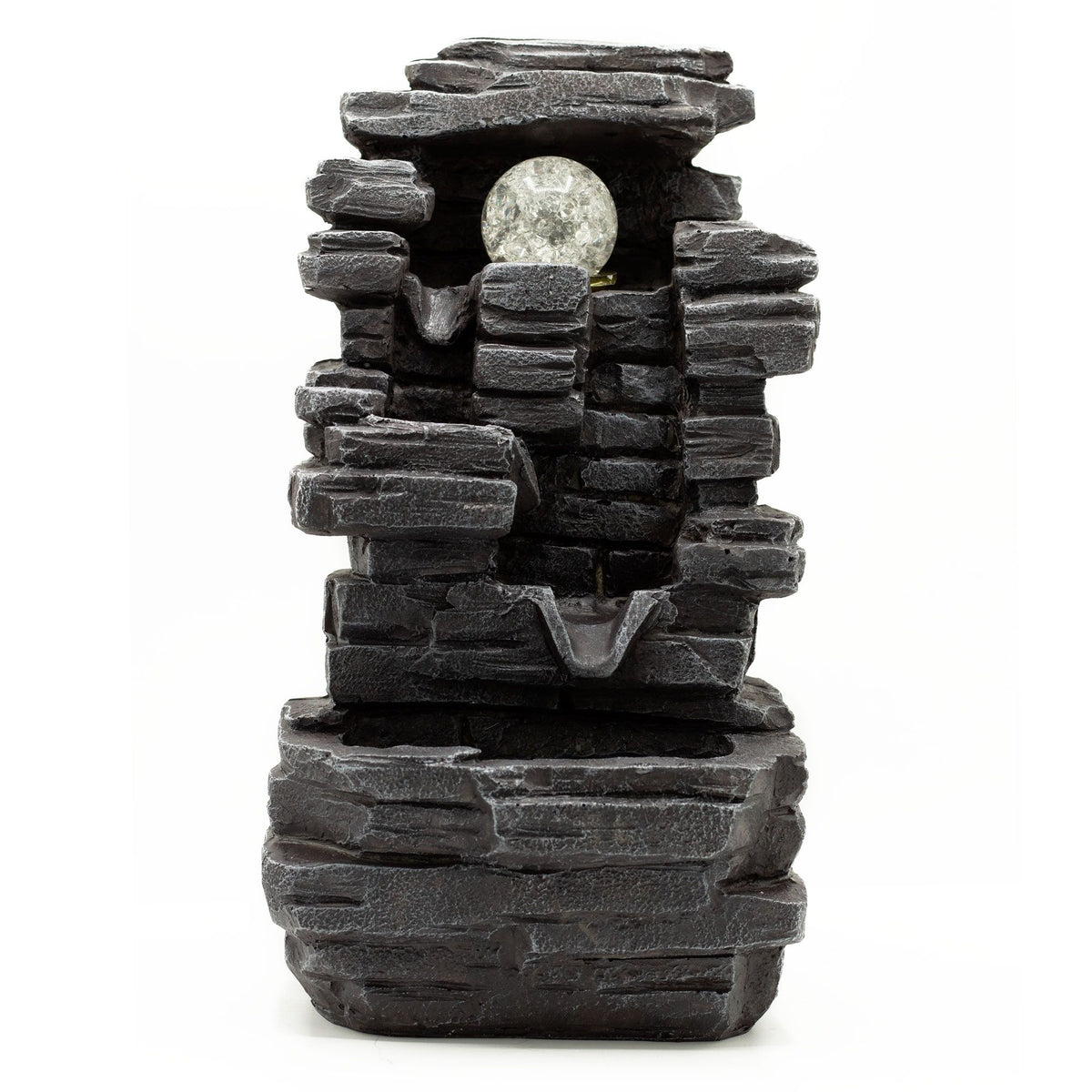 Slab Rock Tabletop Water Feature, Crystal Ball – view 2