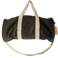Olive Cotton Canvas Gym Bag