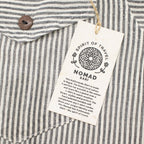 Nomad Sari Grandad Shirt - Grey Stone - Large – view 3
