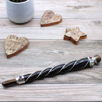 Twisted Healing Wand with Copper and Tiger Eye Star – view 2