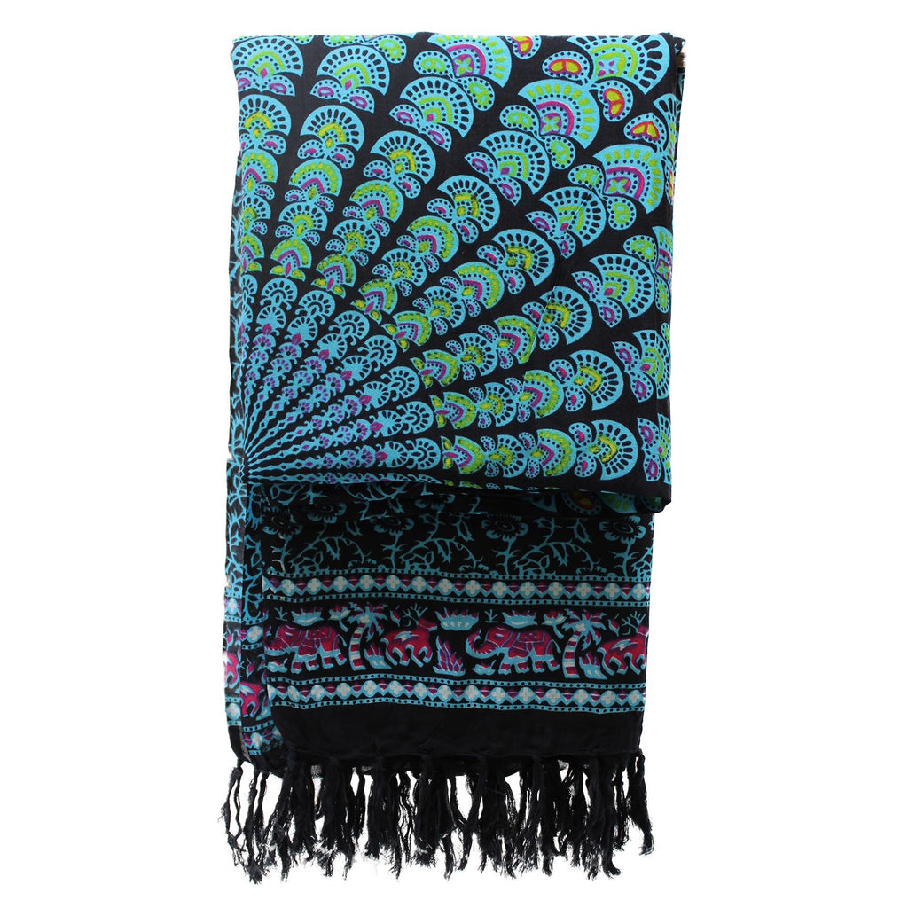 Peacock Mandala Sarong – view 4