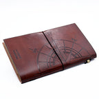 Leather Journal - Travel the World - Brown (80 pages) – view 3
