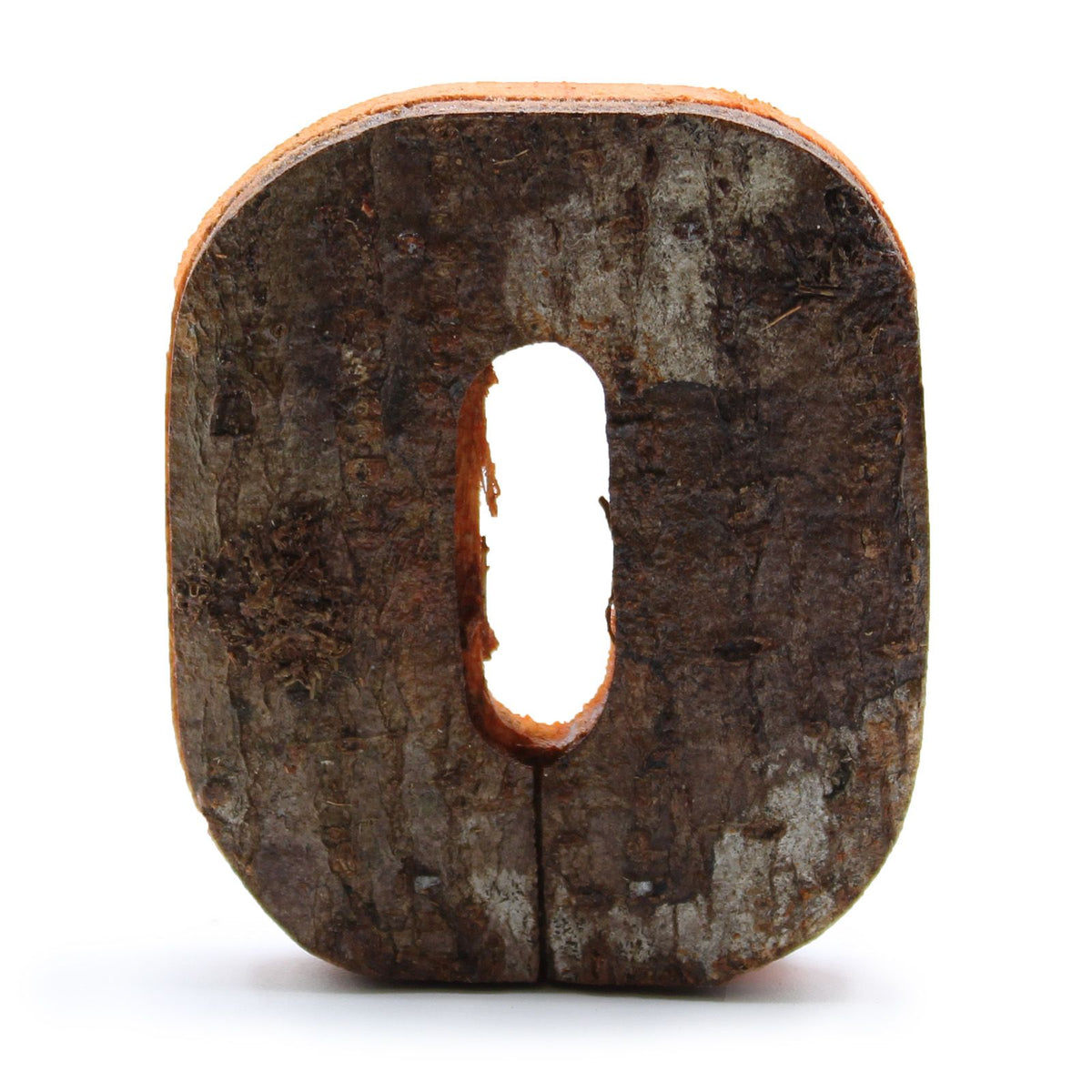 Rustic Bark Number 0 - 7cm
