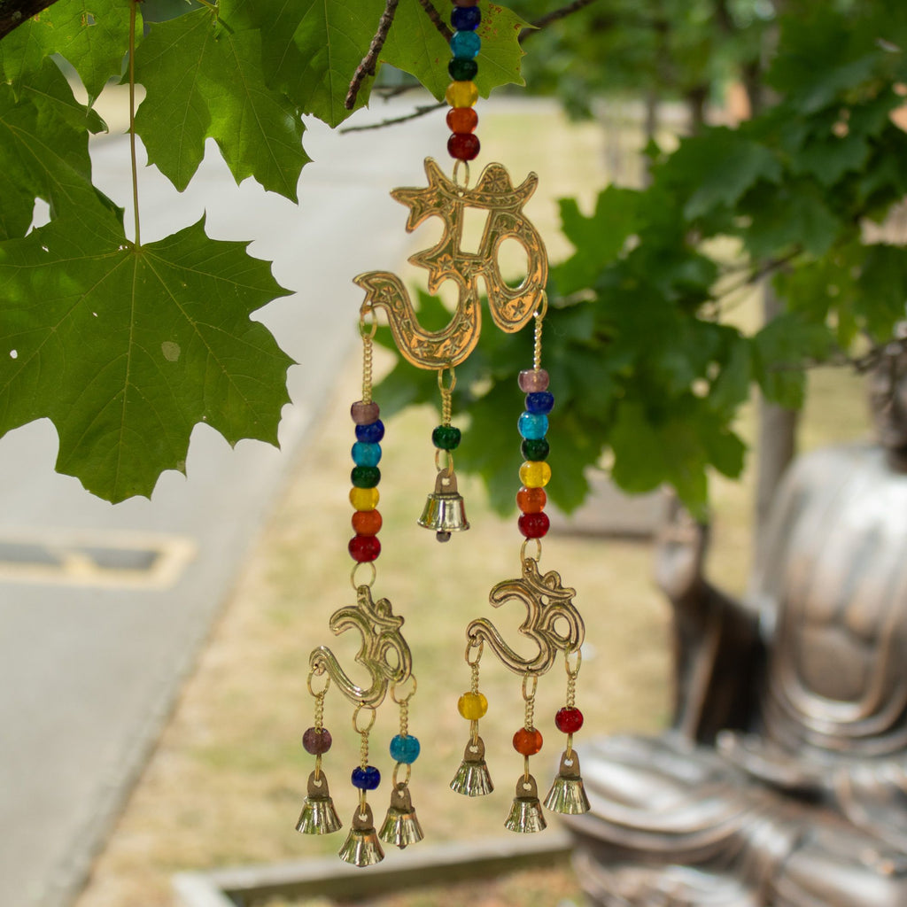 Brass Om Wind Chime - 7 Bells, 9.5x32cm – view 4
