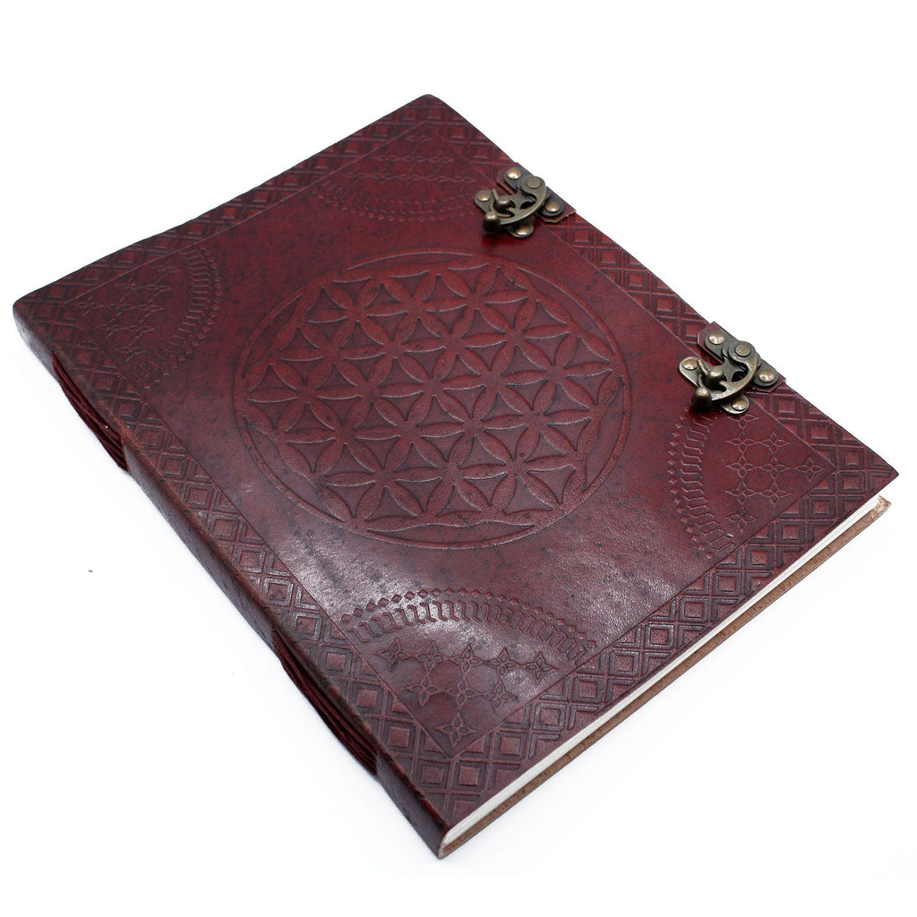 Huge Flower of Life Leather Book, 200 Pages – 33x25 cm – view 5