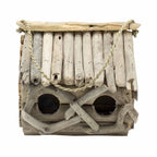 Recycled Driftwood Birdbox, Double Nest Box – view 2