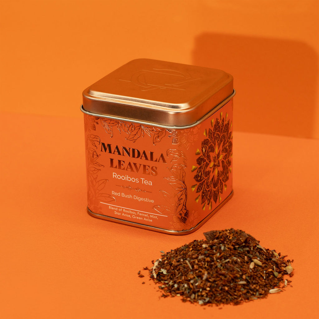 Red Bush Digestive Rooibos Fennel Tea Tin 50g – view 8