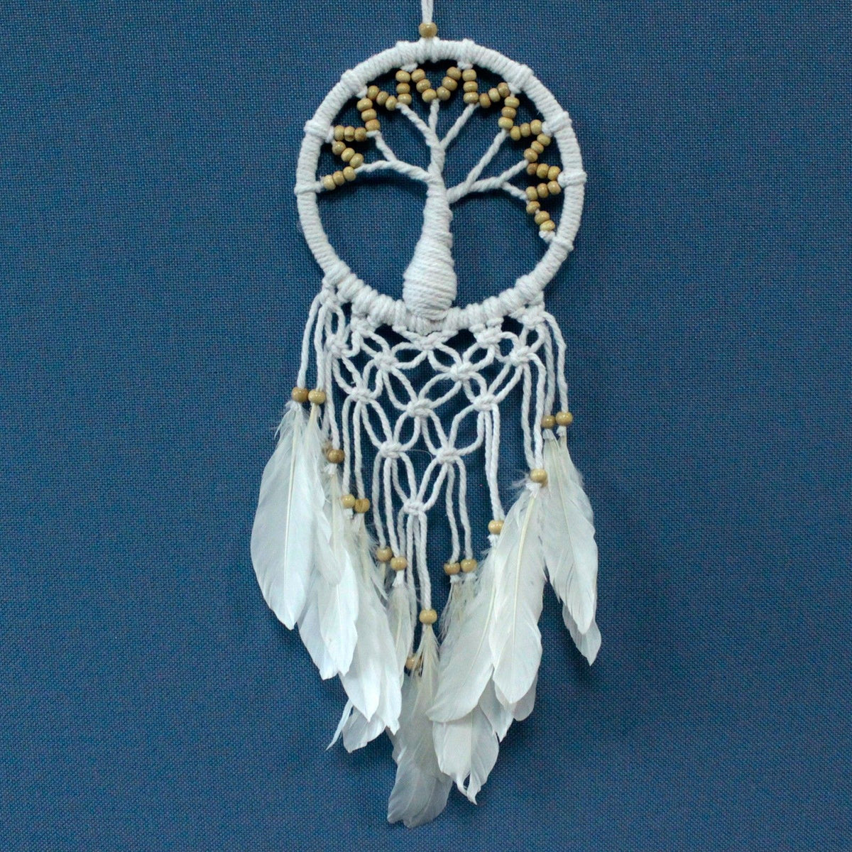 Tree of Life Dreamcatcher - Pure and Natural, 16 cm