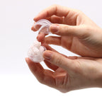 Rose Quartz Gemstone Bracelet Bath Bomb – view 2