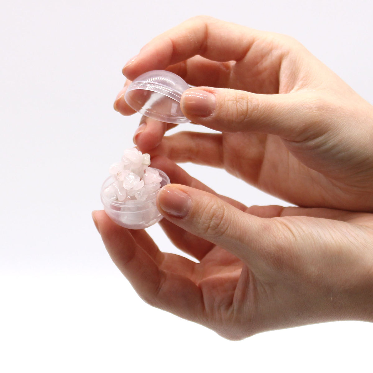 Rose Quartz Gemstone Bracelet Bath Bomb – view 2