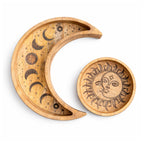 Moon and Sun Round Tray Set of 2 – view 3