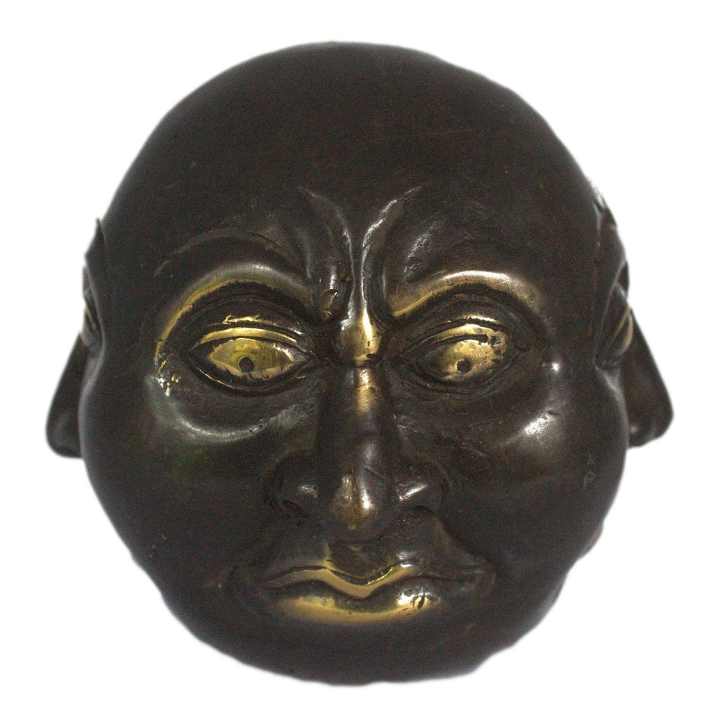 Four-Faced Buddha Statue – Brass, 10 cm – view 7
