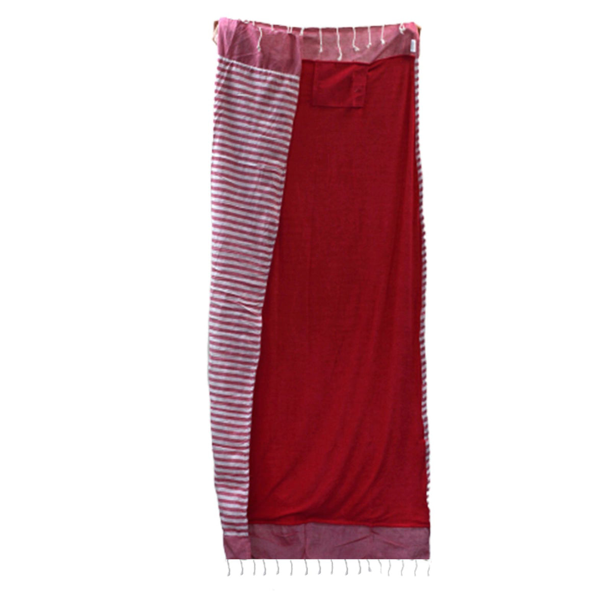 Cotton Pareo Towel - 100x180 cm - Hot Pink – view 7
