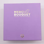 Square Soap Flower Gift Box - Lavender Rose & Carnation – view 5