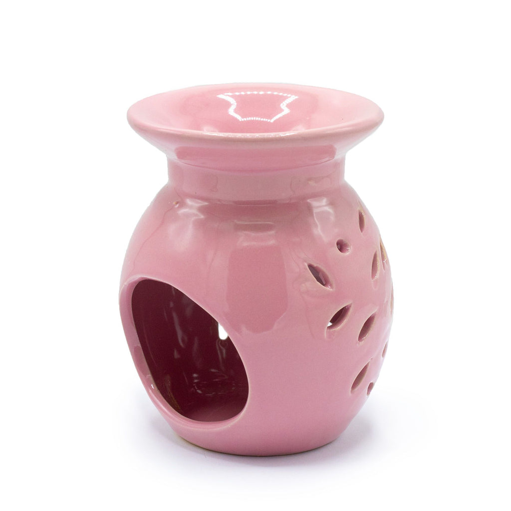 Floral Ceramic Oil Burner - Rose