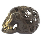 Vintage-Finish Brass Skull – Large – view 5