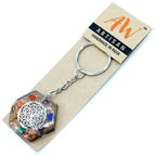 Orgonite Power Keyring - Octagon Flower of Life – view 2