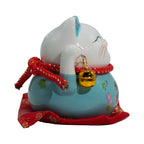 Money Cat Coin Bank on Cushion - Blue – view 3