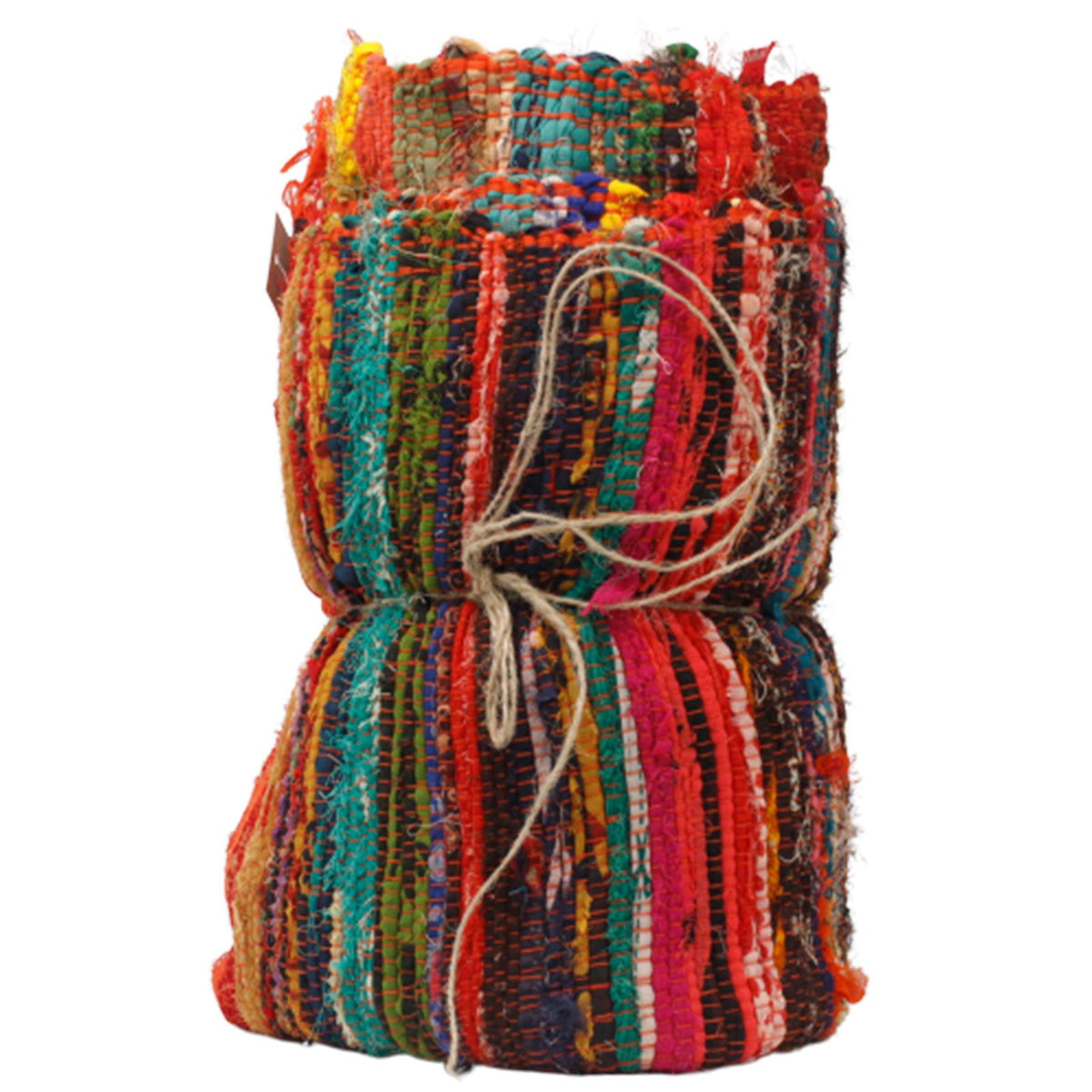 Luxury Rag Rug, Orange - 152 x 90cm – view 7