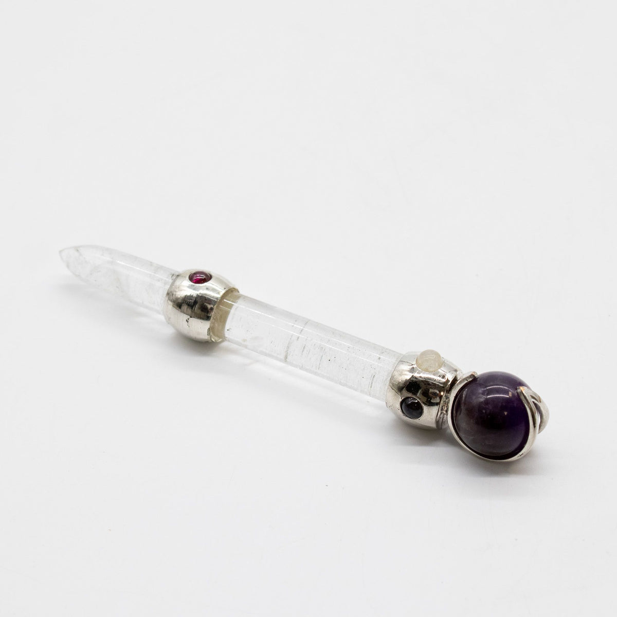 Celestial Prism Wand - Amethyst Moving Sphere - 12cm – view 7