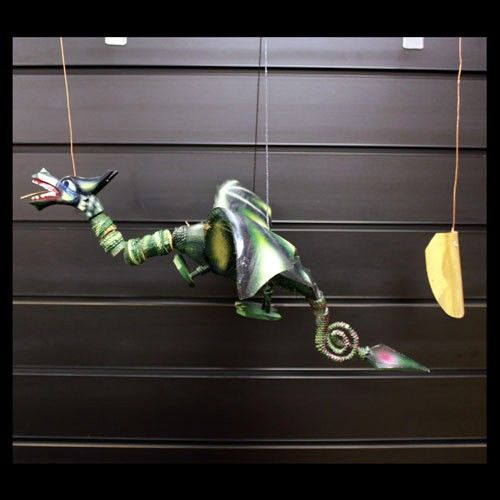 Green Coconut Dragon Mobile - Large - 46 cm