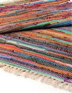 Luxury Rag Rug, Natural - 155 x 90cm – view 6