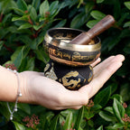 Mini Singing Bowl Gift Set - Black Pouch