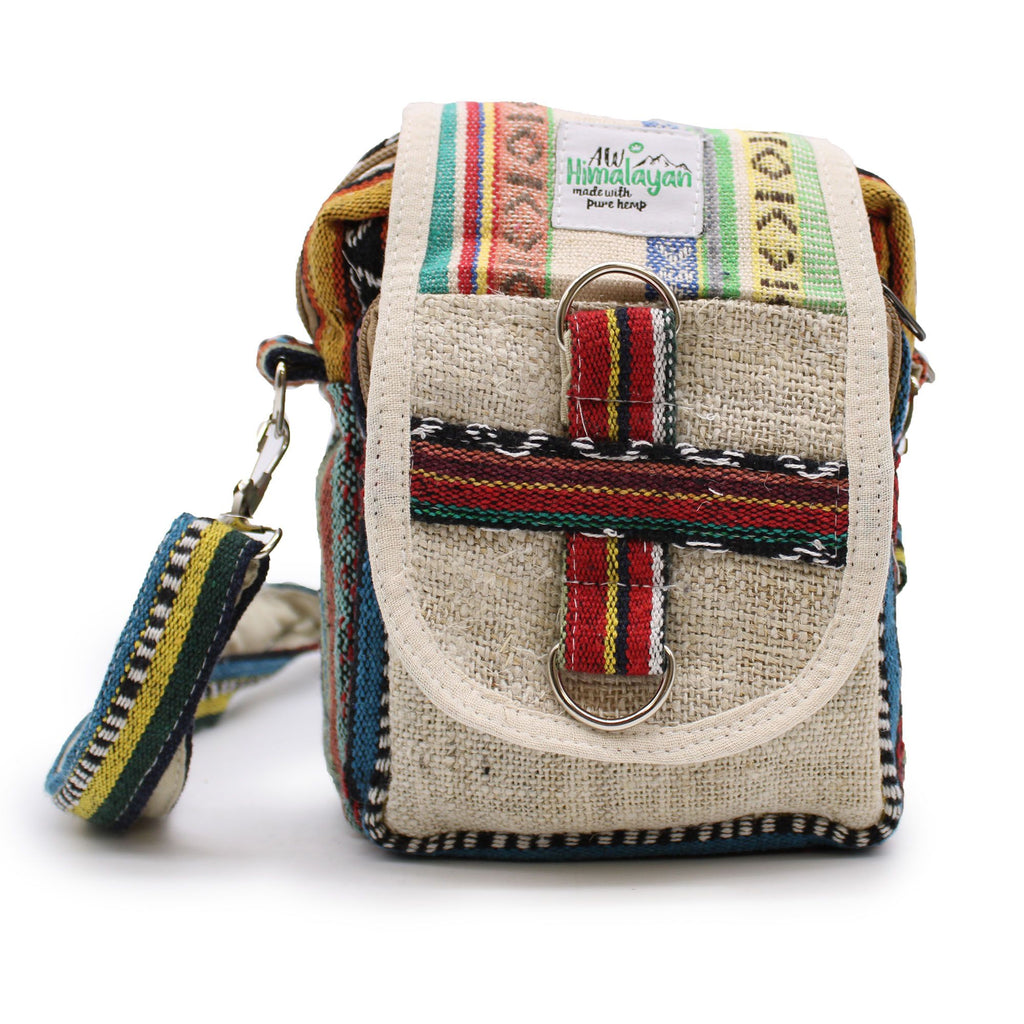 Body-Cross Natural Hemp & Jhari Travel Bag – view 6
