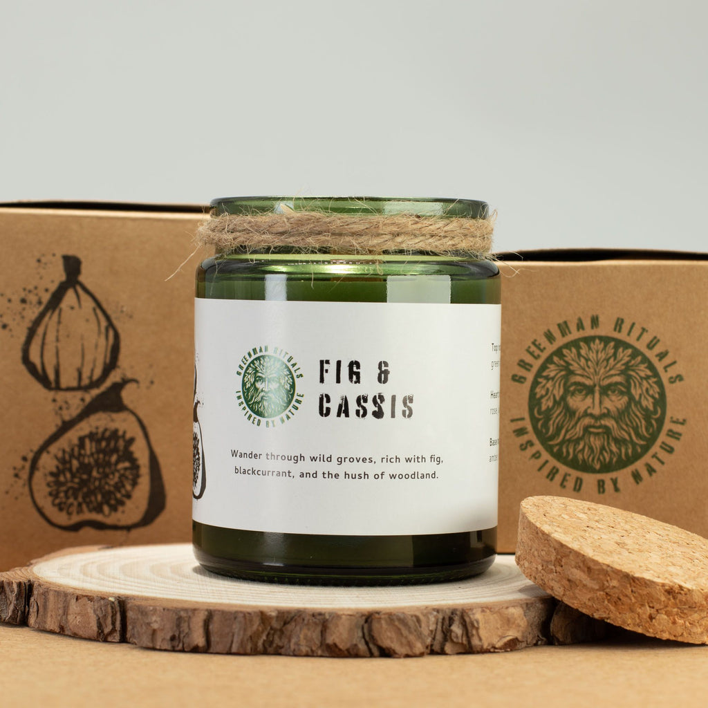 Greenman Woodwick Soy Candle - Crushed Fig & Cassis – view 4