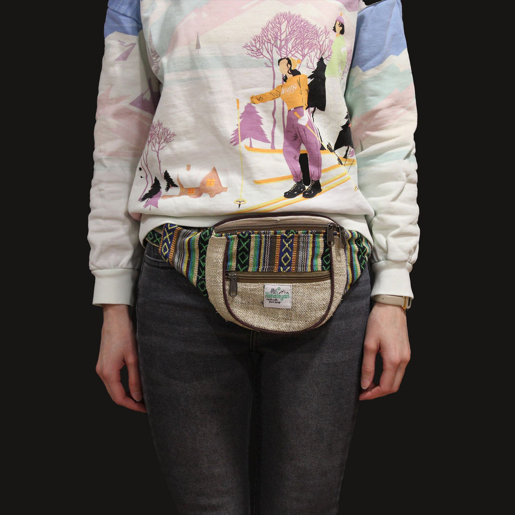 Bum Bag - Hemp & Cotton Random Design – view 4
